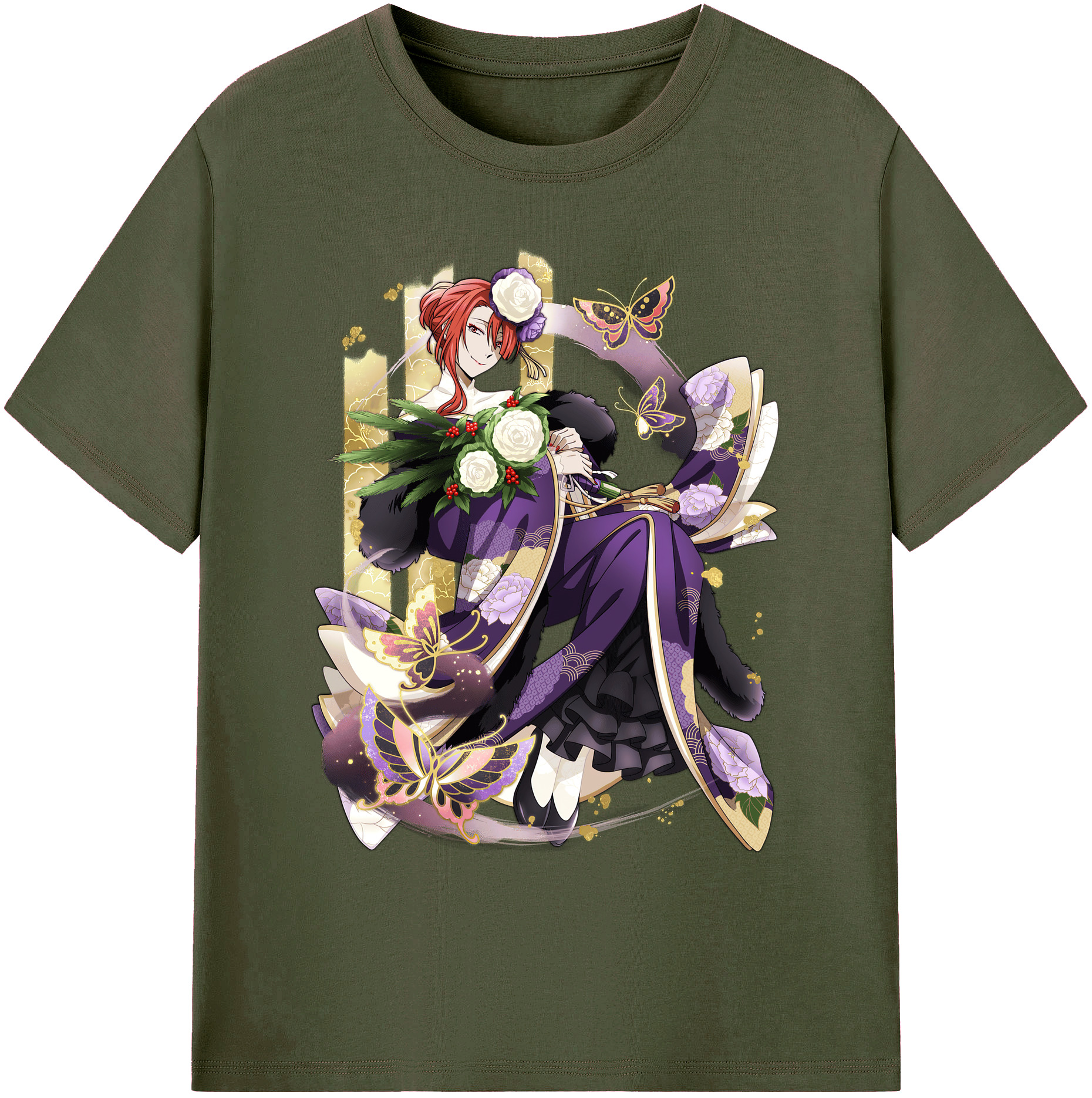 （画像用） 文豪ストレイドッグス Bungo Stray Dogs 綿100％ メンズ半袖Tシャツ｜肌触りやわらか＆通気性